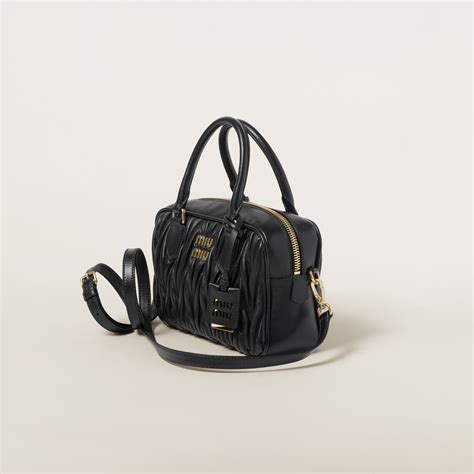 matelassé leather miu miu délice bag price|Black Arcadie Matelassé Nappa Leather Bag .